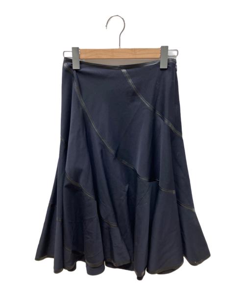 JUNYA WATANABE COMME des GARCONS（ジュンヤワタナベ コムデギャルソン）JUNYA WATANABE COMME des GARCONS (ジュンヤワタナベ コムデギャルソン) 05AW シームテープスカート ネイビー サイズ:Sの古着・服飾アイテム
