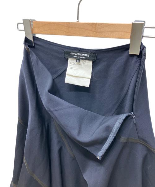 JUNYA WATANABE COMME des GARCONS（ジュンヤワタナベ コムデギャルソン）JUNYA WATANABE COMME des GARCONS (ジュンヤワタナベ コムデギャルソン) 05AW シームテープスカート ネイビー サイズ:Sの古着・服飾アイテム