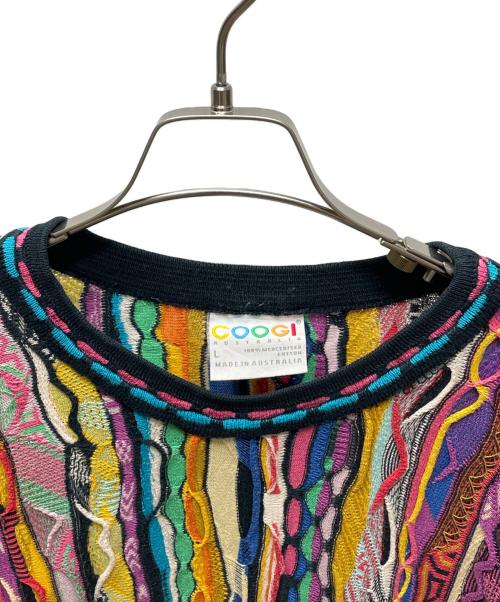 Coogi（クージー）Coogi (クージー) 厚手ニット マルチカラー サイズ:Lの古着・服飾アイテム