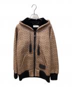 COACHコーチ）の古着「シグネチャーフーディー」｜ベージュ