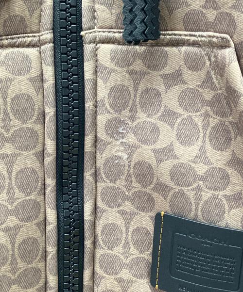 COACH（コーチ）COACH (コーチ) シグネチャーフーディー ベージュ サイズ:XSの古着・服飾アイテム