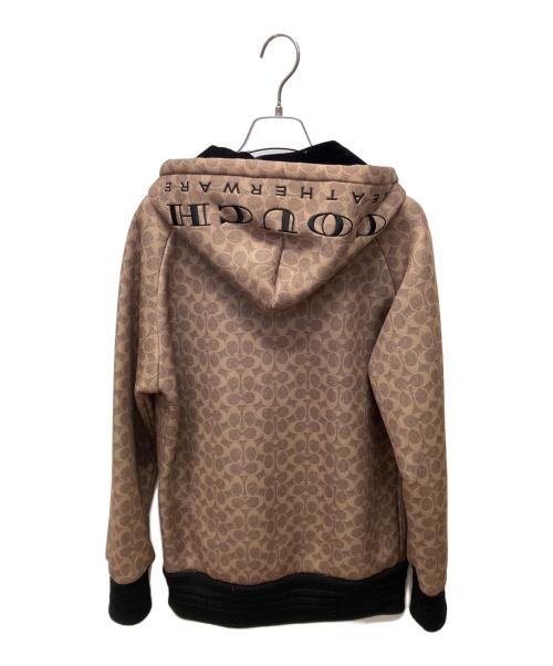 COACH（コーチ）COACH (コーチ) シグネチャーフーディー ベージュ サイズ:XSの古着・服飾アイテム
