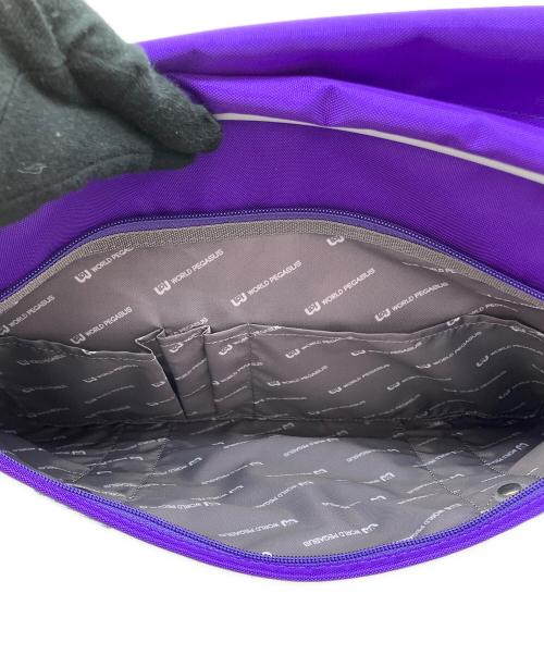 WORLD PEGASUS（ワールドペガサス）WORLD PEGASUS (ワールドペガサス) スクールバッグ パープルの古着・服飾アイテム