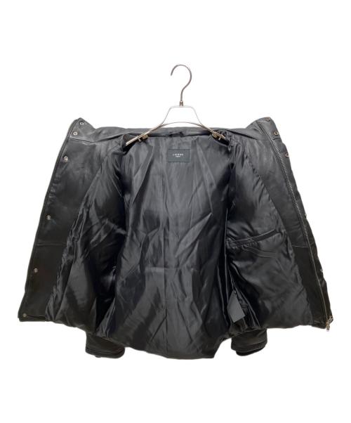 Liugoo Leathers（リューグーレザーズ）Liugoo Leathers (リューグーレザーズ) ダウンジャケット ブラック サイズ:LLLの古着・服飾アイテム