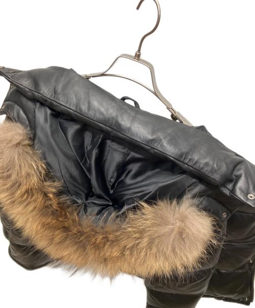 Liugoo Leathers（リューグーレザーズ）Liugoo Leathers (リューグーレザーズ) ダウンジャケット ブラック サイズ:LLLの古着・服飾アイテム