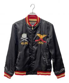 BUZZ RICKSON'S（バズリクソンズ）の古着「SATIN TOUR JACKET」｜ブラック