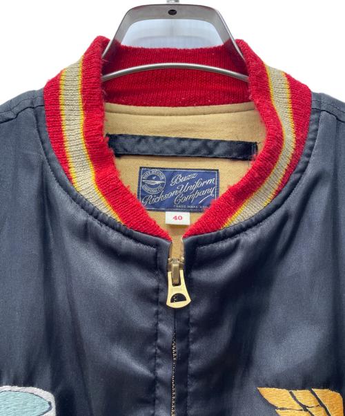 BUZZ RICKSON'S（バズリクソンズ）Buzz Rickson's (バズリクソンズ) SATIN TOUR JACKET ブラック サイズ:40の古着・服飾アイテム