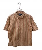 POLO RALPH LAURENポロ・ラルフローレン）の古着「CALD WELL オープンカラーシャツ」｜ベージュ