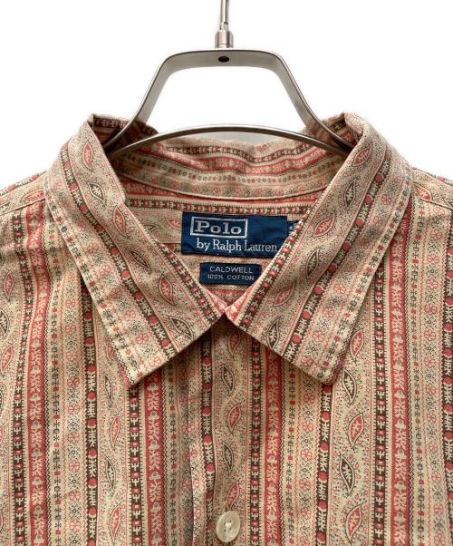 POLO RALPH LAUREN（ポロ・ラルフローレン）POLO RALPH LAUREN (ポロ・ラルフローレン) CALD WELL オープンカラーシャツ ベージュ サイズ:Lの古着・服飾アイテム