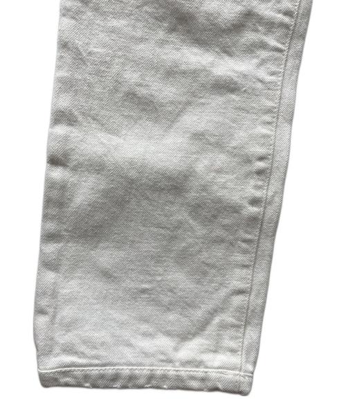 BALMAIN（バルマン）BALMAIN (バルマン) バイカーパンツ ホワイト サイズ:71cm（W28）の古着・服飾アイテム