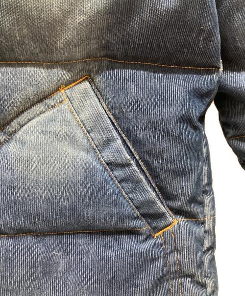 Ron Herman（ロンハーマン）Ron Herman (ロンハーマン) ウォッシュド加工コンチョダウンジャケット インディゴ サイズ:Sの古着・服飾アイテム