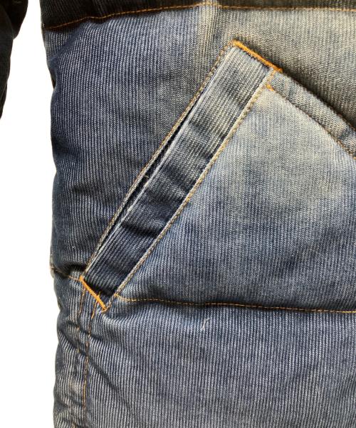 Ron Herman（ロンハーマン）Ron Herman (ロンハーマン) ウォッシュド加工コンチョダウンジャケット インディゴ サイズ:Sの古着・服飾アイテム