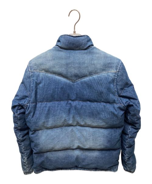 Ron Herman（ロンハーマン）Ron Herman (ロンハーマン) ウォッシュド加工コンチョダウンジャケット インディゴ サイズ:Sの古着・服飾アイテム