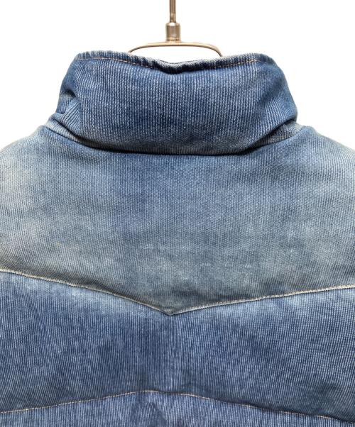 Ron Herman（ロンハーマン）Ron Herman (ロンハーマン) ウォッシュド加工コンチョダウンジャケット インディゴ サイズ:Sの古着・服飾アイテム