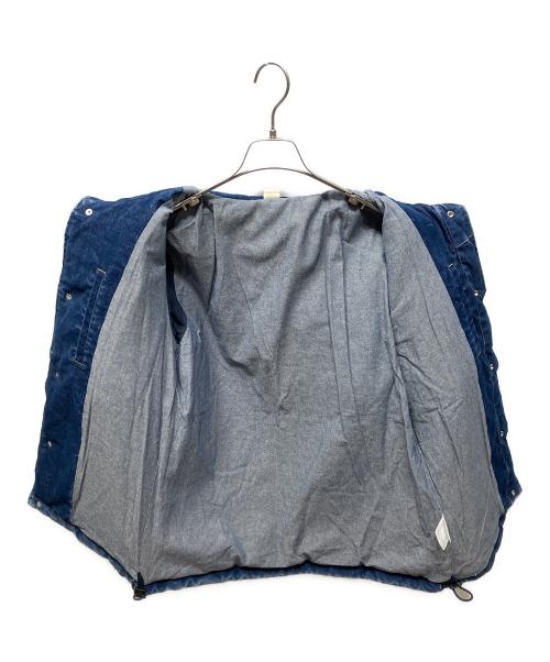 Ron Herman（ロンハーマン）Ron Herman (ロンハーマン) ウォッシュド加工コンチョダウンジャケット インディゴ サイズ:Sの古着・服飾アイテム