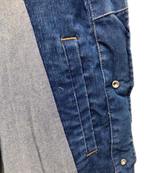 Ron Herman（ロンハーマン）Ron Herman (ロンハーマン) ウォッシュド加工コンチョダウンジャケット インディゴ サイズ:Sの古着・服飾アイテム