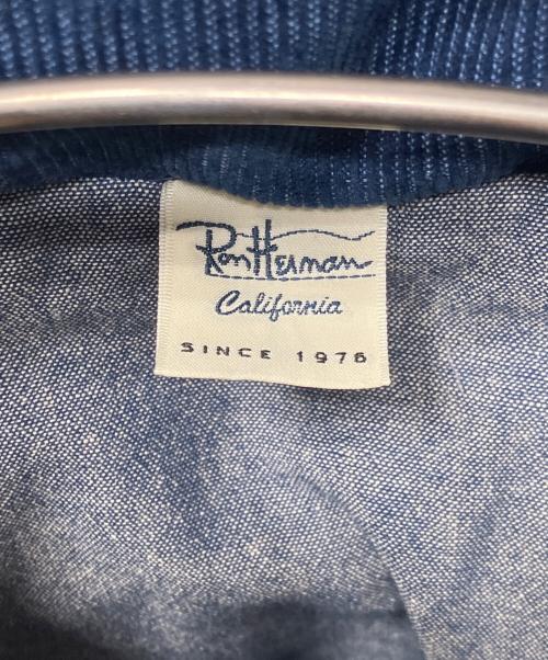 Ron Herman（ロンハーマン）Ron Herman (ロンハーマン) ウォッシュド加工コンチョダウンジャケット インディゴ サイズ:Sの古着・服飾アイテム