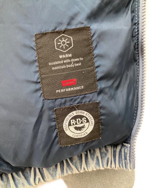 LEVI'S（リーバイス）LEVI'S (リーバイス) スーパーデニムダウンジャケット インディゴ サイズ:Mの古着・服飾アイテム