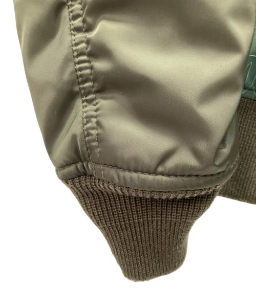 AVIREX（アヴィレックス）AVIREX (アヴィレックス) スカル リバーシブル MA-1 カーキ サイズ:Lの古着・服飾アイテム