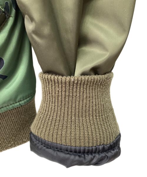 AVIREX（アヴィレックス）AVIREX (アヴィレックス) スカル リバーシブル MA-1 カーキ サイズ:Lの古着・服飾アイテム