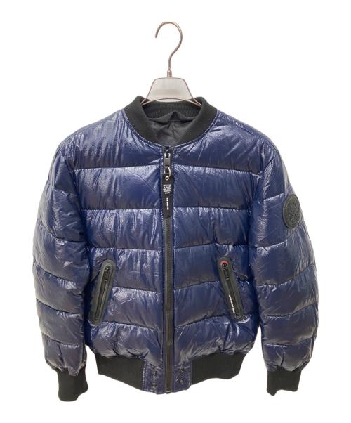 DIESEL（ディーゼル）DIESEL (ディーゼル) 中綿ジャケット ブルー サイズ:Sの古着・服飾アイテム