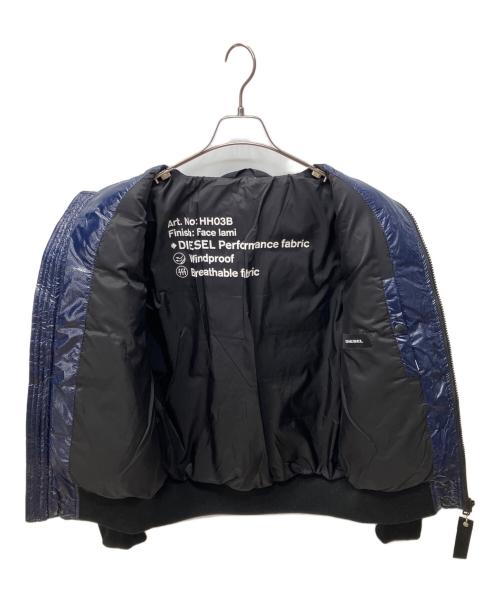DIESEL（ディーゼル）DIESEL (ディーゼル) 中綿ジャケット ブルー サイズ:Sの古着・服飾アイテム