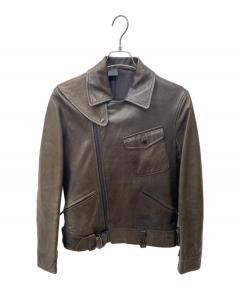 中古・古着通販】Schott (ショット) ライダースジャケット ブラウン