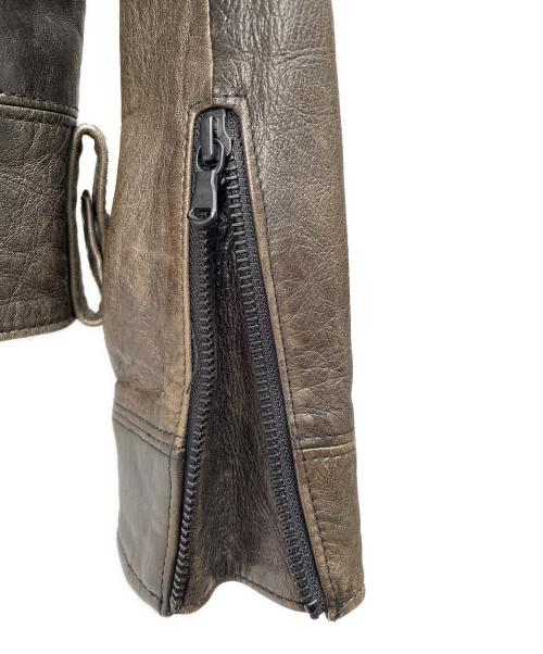 N.HOOLYWOOD（エヌ ハリウッド）N.HOOLYWOOD (エヌ ハリウッド) ダブルライダースジャケット ブラック サイズ:38の古着・服飾アイテム