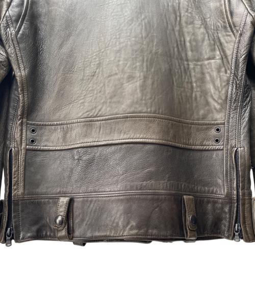 N.HOOLYWOOD（エヌ ハリウッド）N.HOOLYWOOD (エヌ ハリウッド) ダブルライダースジャケット ブラック サイズ:38の古着・服飾アイテム