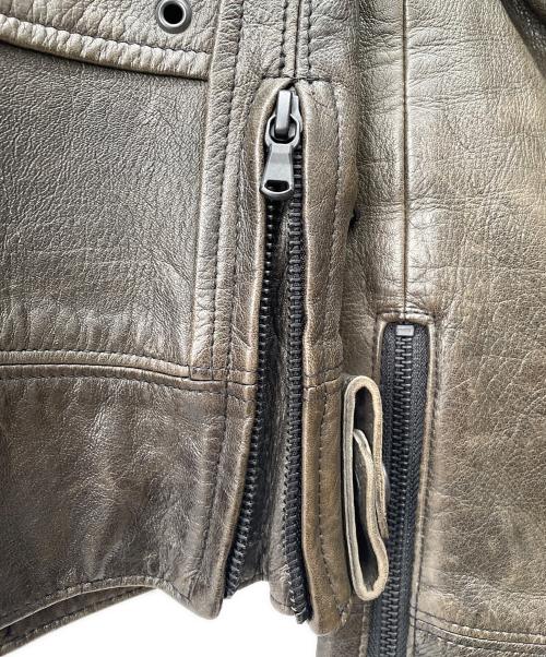 N.HOOLYWOOD（エヌ ハリウッド）N.HOOLYWOOD (エヌ ハリウッド) ダブルライダースジャケット ブラック サイズ:38の古着・服飾アイテム