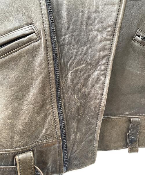 N.HOOLYWOOD（エヌ ハリウッド）N.HOOLYWOOD (エヌ ハリウッド) ダブルライダースジャケット ブラック サイズ:38の古着・服飾アイテム