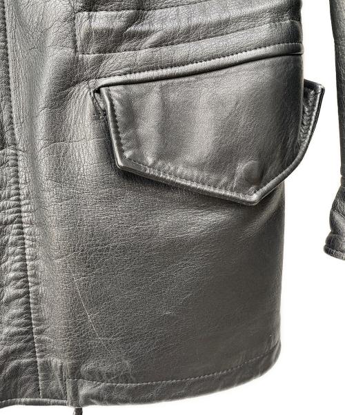 HARLEY-DAVIDSON（ハーレーダビッドソン）HARLEY-DAVIDSON (ハーレーダビッドソン) シングルライダースジャケット ブラック サイズ:38の古着・服飾アイテム