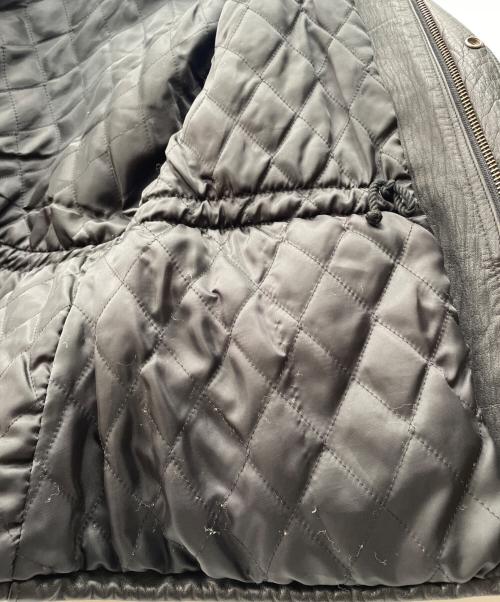 HARLEY-DAVIDSON（ハーレーダビッドソン）HARLEY-DAVIDSON (ハーレーダビッドソン) シングルライダースジャケット ブラック サイズ:38の古着・服飾アイテム