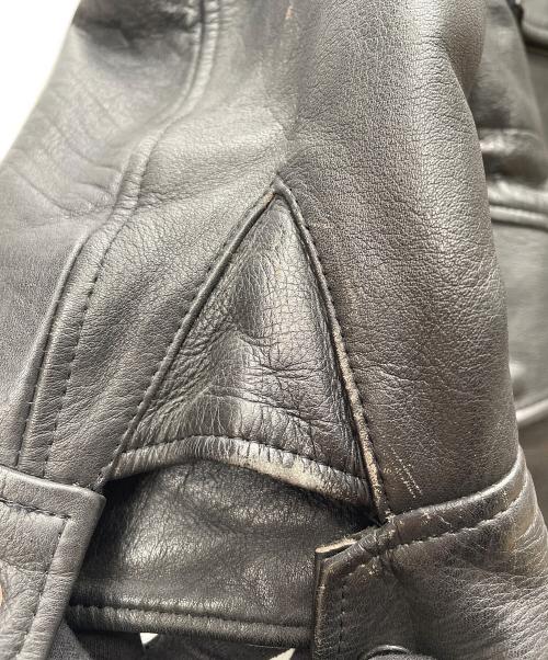 HARLEY-DAVIDSON（ハーレーダビッドソン）HARLEY-DAVIDSON (ハーレーダビッドソン) シングルライダースジャケット ブラック サイズ:38の古着・服飾アイテム