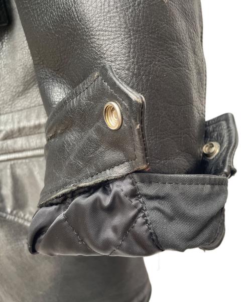 HARLEY-DAVIDSON（ハーレーダビッドソン）HARLEY-DAVIDSON (ハーレーダビッドソン) シングルライダースジャケット ブラック サイズ:38の古着・服飾アイテム