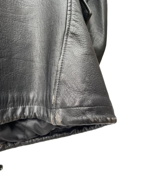 HARLEY-DAVIDSON（ハーレーダビッドソン）HARLEY-DAVIDSON (ハーレーダビッドソン) シングルライダースジャケット ブラック サイズ:38の古着・服飾アイテム