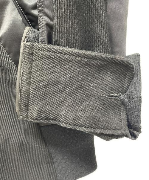 sacai（サカイ）sacai (サカイ) 20AW Contrast detail sleeve docking blouson ブラック サイズ:Sの古着・服飾アイテム