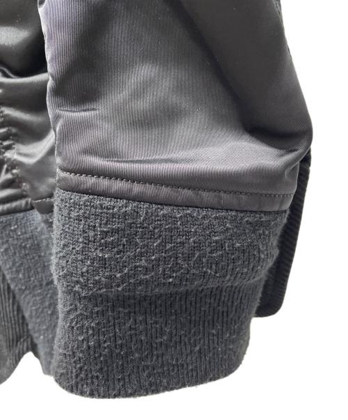 sacai（サカイ）sacai (サカイ) 20AW Contrast detail sleeve docking blouson ブラック サイズ:Sの古着・服飾アイテム