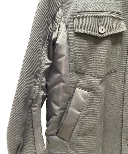 sacai（サカイ）sacai (サカイ) 20AW Contrast detail sleeve docking blouson ブラック サイズ:Sの古着・服飾アイテム