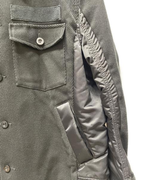 sacai（サカイ）sacai (サカイ) 20AW Contrast detail sleeve docking blouson ブラック サイズ:Sの古着・服飾アイテム