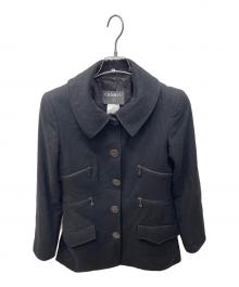 CHANEL（シャネル）の古着「カシミヤコート」｜ブラック