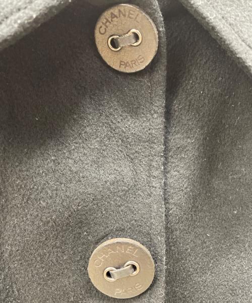 CHANEL（シャネル）CHANEL (シャネル) カシミヤコート ブラック サイズ:38の古着・服飾アイテム
