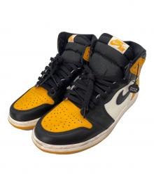 NIKE（ナイキ）の古着「AIR JORDAN1 ハイカットスニーカー」｜オレンジ×ブラック