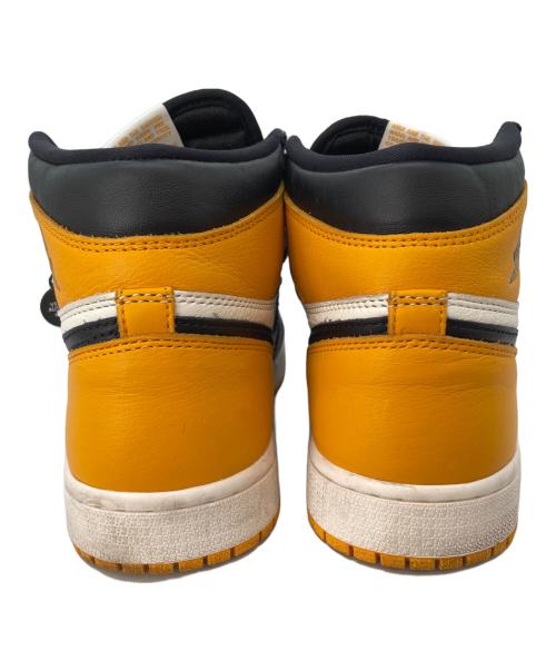 NIKE（ナイキ）NIKE (ナイキ) AIR JORDAN1 ハイカットスニーカー オレンジ×ブラック サイズ:27の古着・服飾アイテム