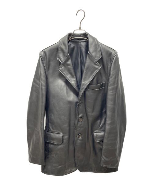 Schott（ショット）Schott (ショット) レザーテーラードジャケット ブラック サイズ:40の古着・服飾アイテム
