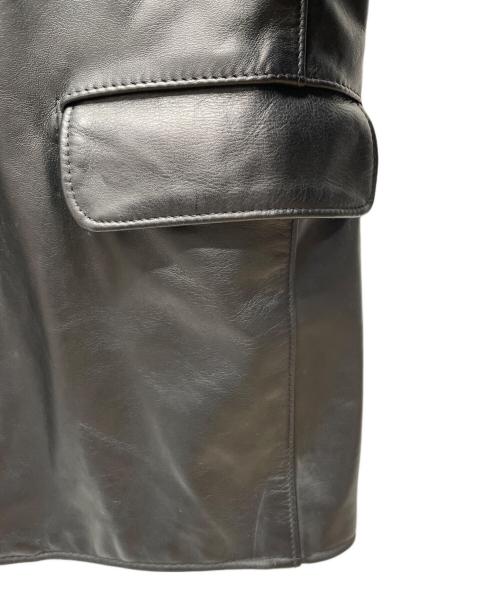 Schott（ショット）Schott (ショット) レザーテーラードジャケット ブラック サイズ:40の古着・服飾アイテム