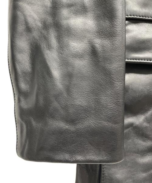 Schott（ショット）Schott (ショット) レザーテーラードジャケット ブラック サイズ:40の古着・服飾アイテム