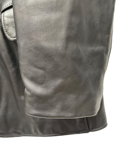 Schott（ショット）Schott (ショット) レザーテーラードジャケット ブラック サイズ:40の古着・服飾アイテム