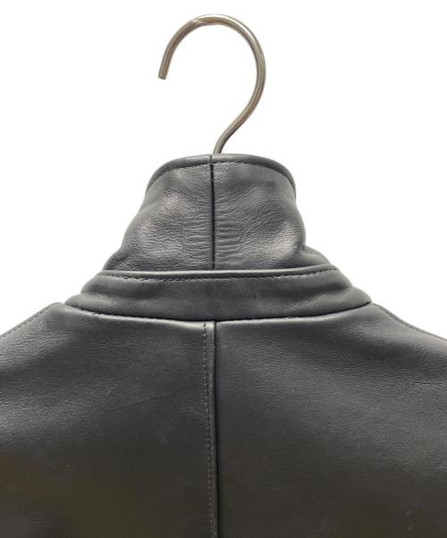 Schott（ショット）Schott (ショット) レザーテーラードジャケット ブラック サイズ:40の古着・服飾アイテム