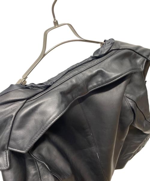Schott（ショット）Schott (ショット) レザーテーラードジャケット ブラック サイズ:40の古着・服飾アイテム